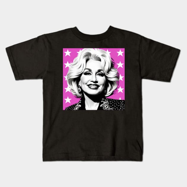 Dolly Pink Kids T-Shirt by musicgeniusart